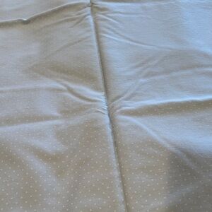 Duvet cover and shams. Light Blue Dot Pattern